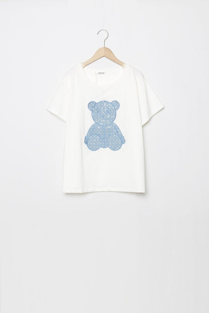 CAMISETA ARMONIAS OSO DENIM