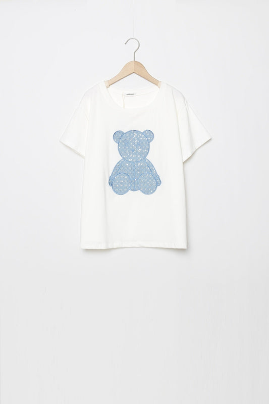 CAMISETA ARMONIAS OSO DENIM
