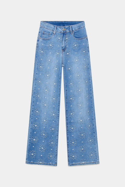 JEANS ARMONIAS BORDADOS