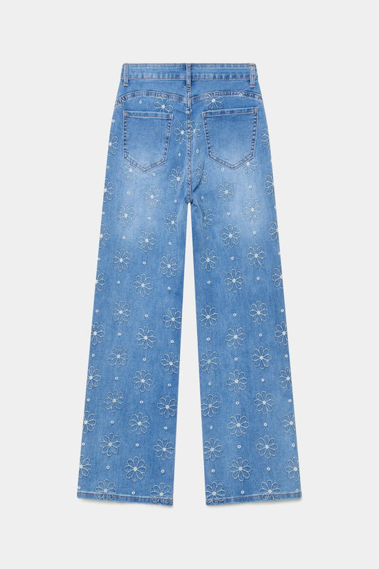 JEANS ARMONIAS BORDADOS