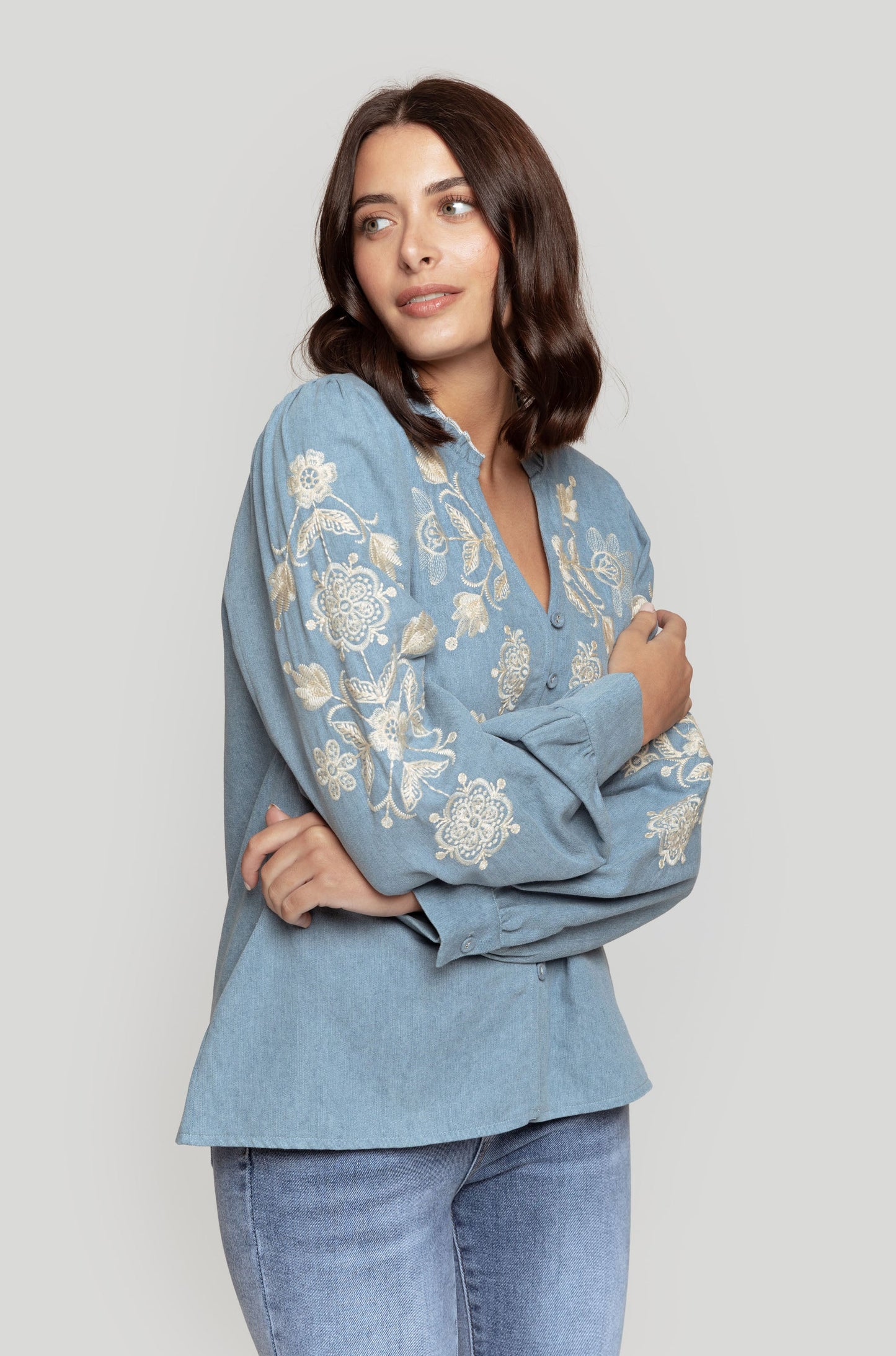 BLUSA ARMONIAS BOTONES