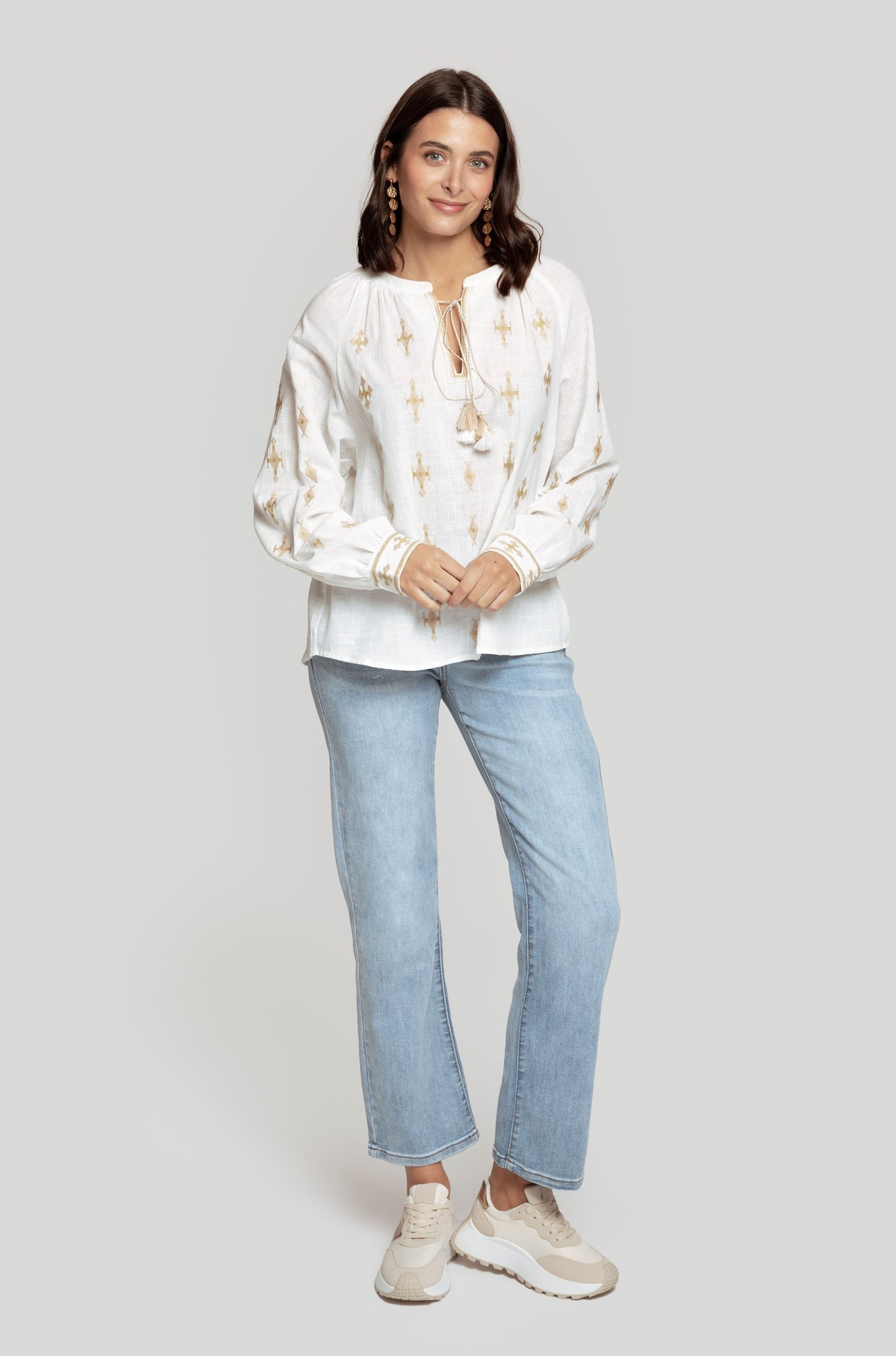 JEANS ARMONIAS CROPPED WIDE-LEG