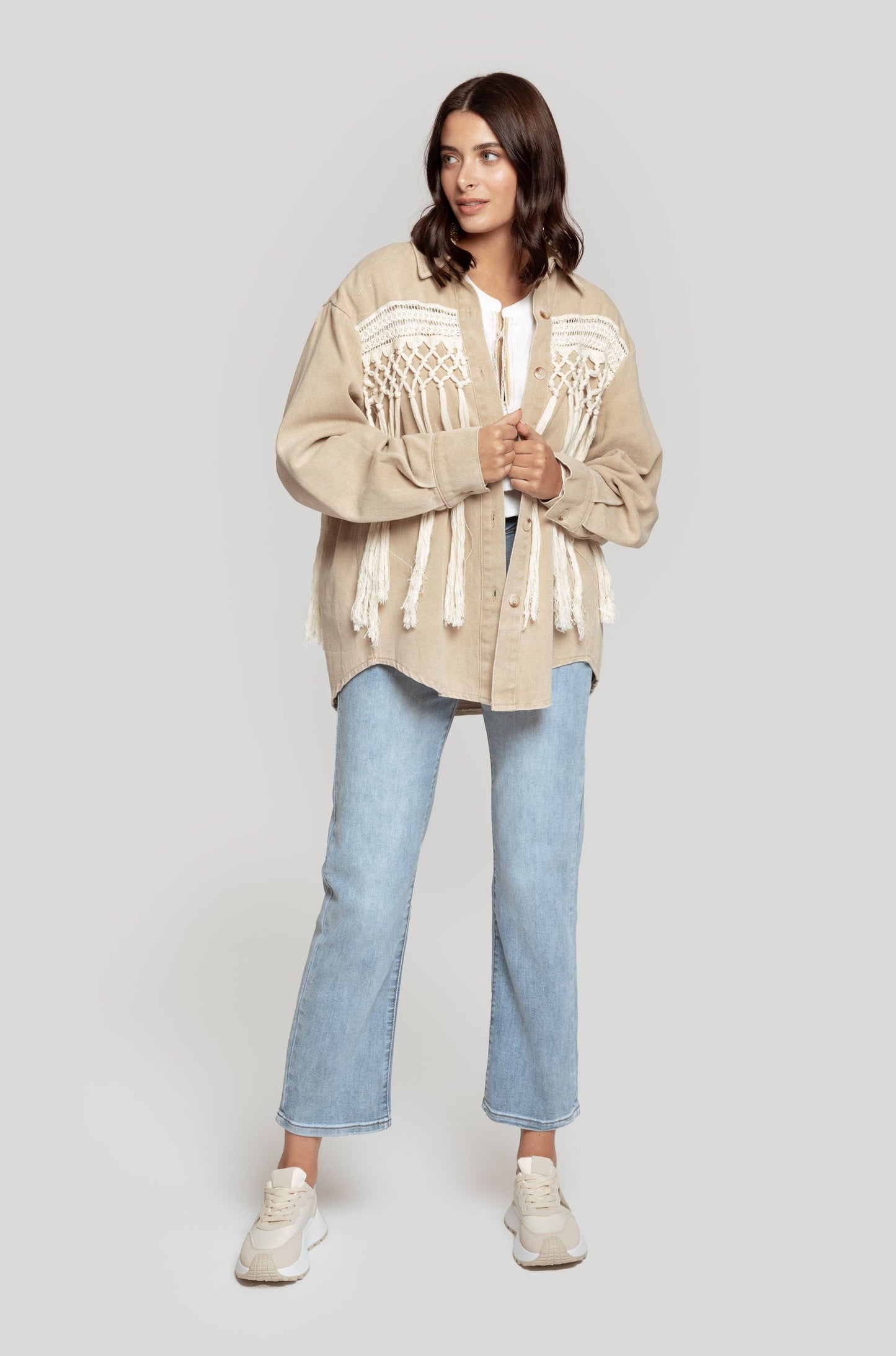 CAZADORA ARMONIAS FLECOS