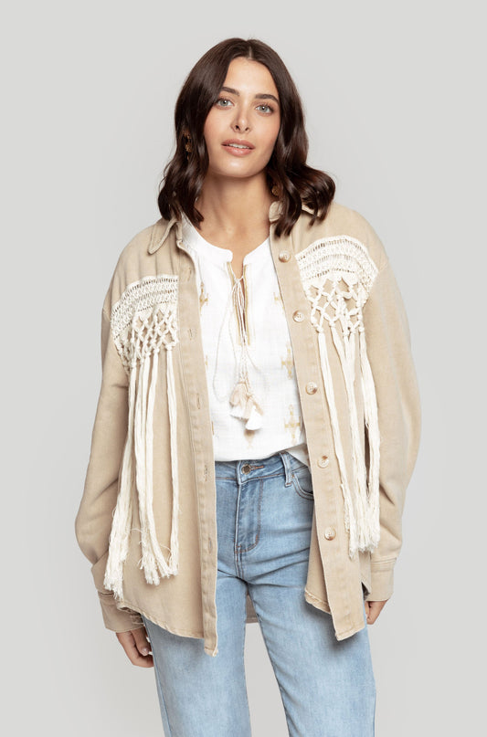 CAZADORA ARMONIAS FLECOS