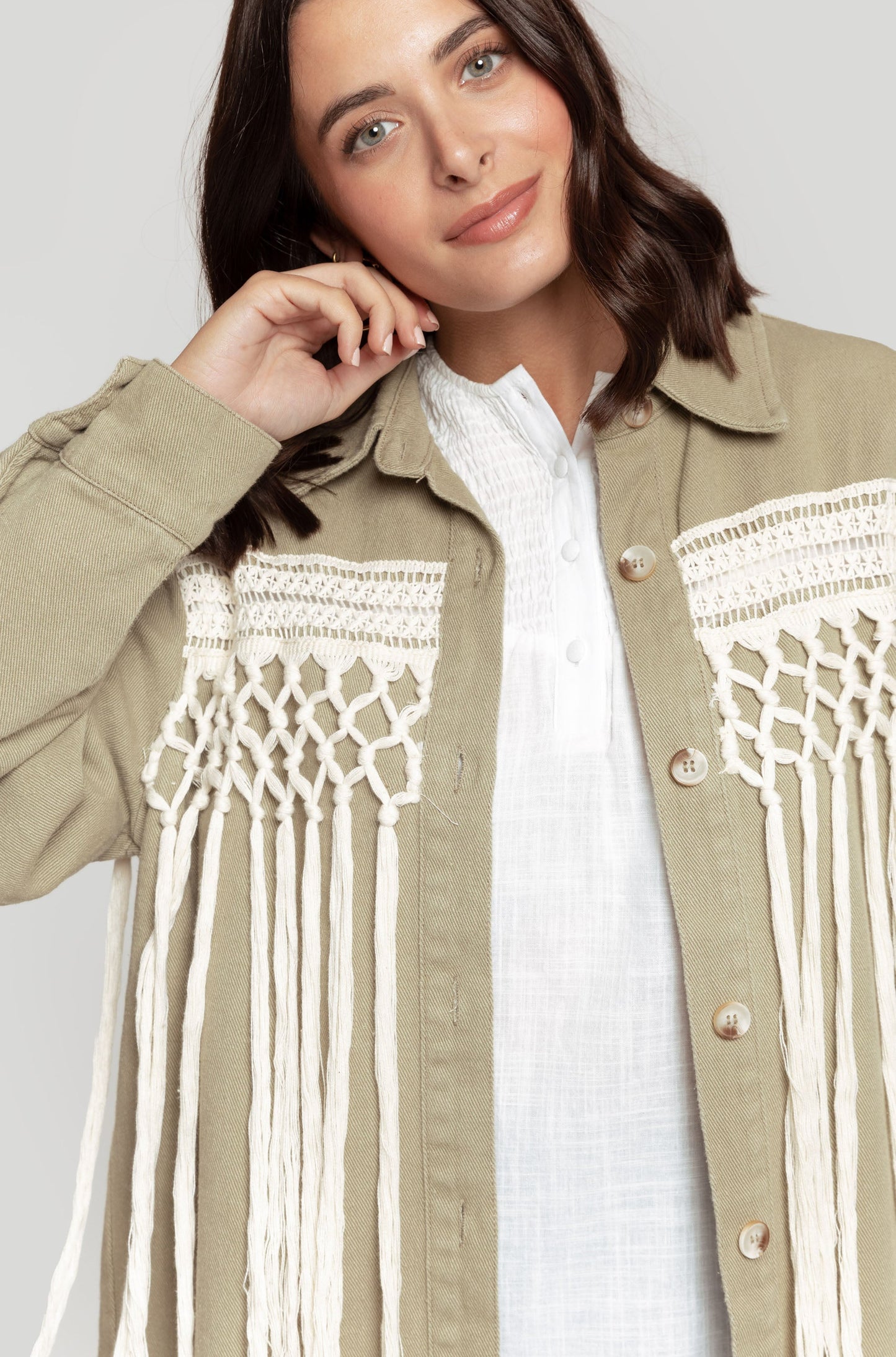 CAZADORA ARMONIAS FLECOS