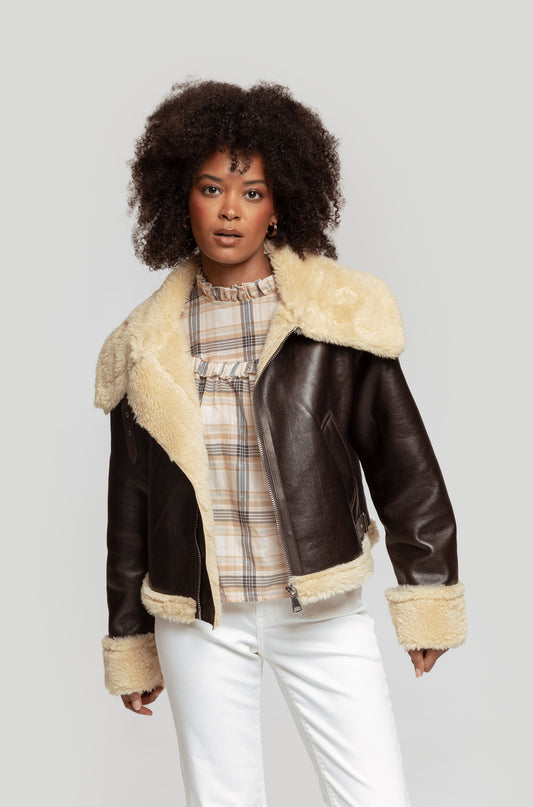 CHAQUETA VICTORIA BORREGUITO