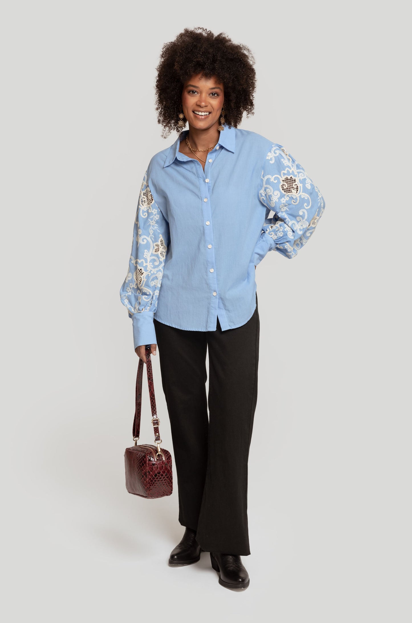 CAMISA ARMONIAS CON CROCHET