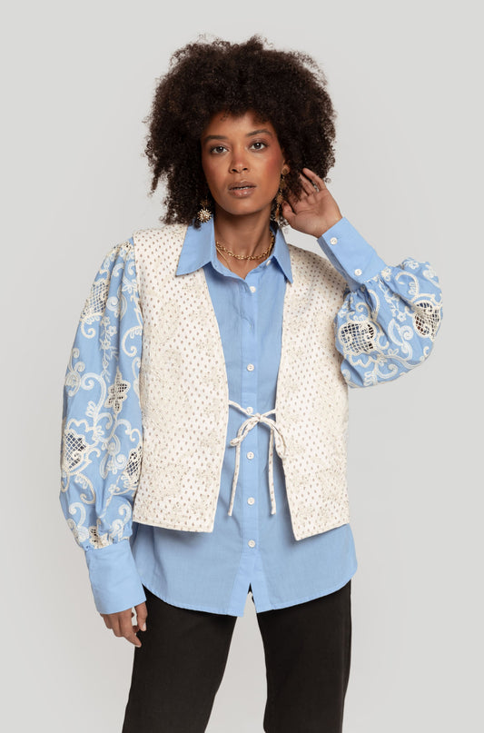 CHALECO ARMONIAS STRASS