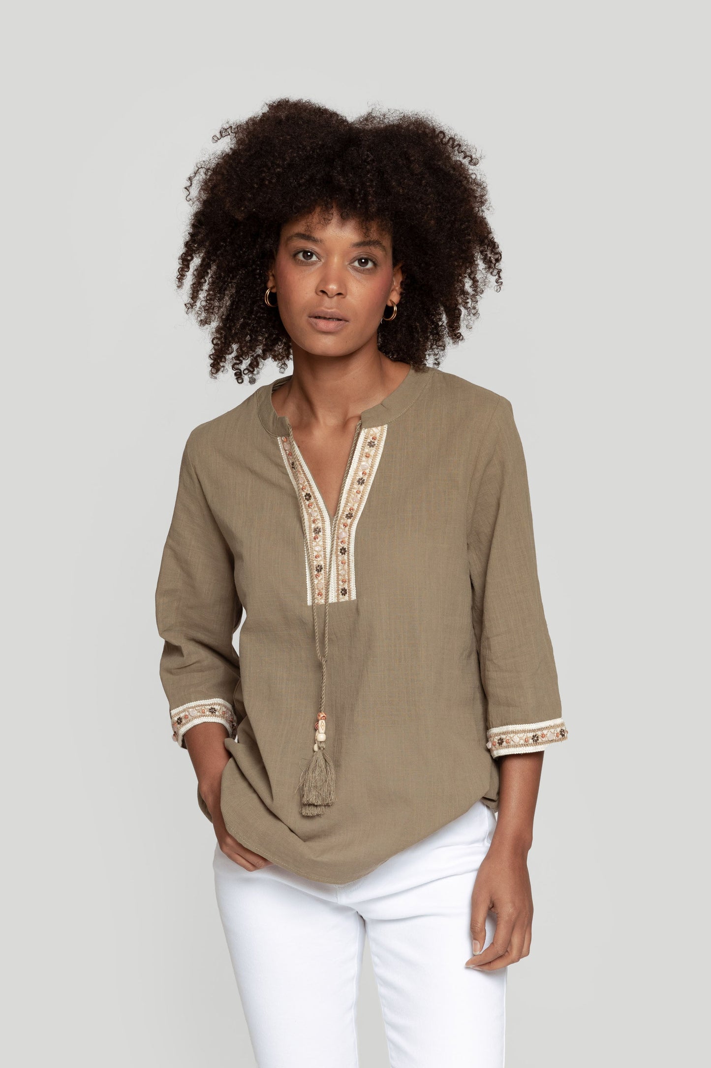 BLUSA ARMONIAS TIERRA