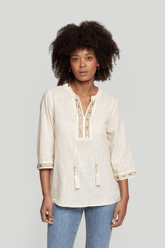 BLUSA ARMONIAS TIERRA