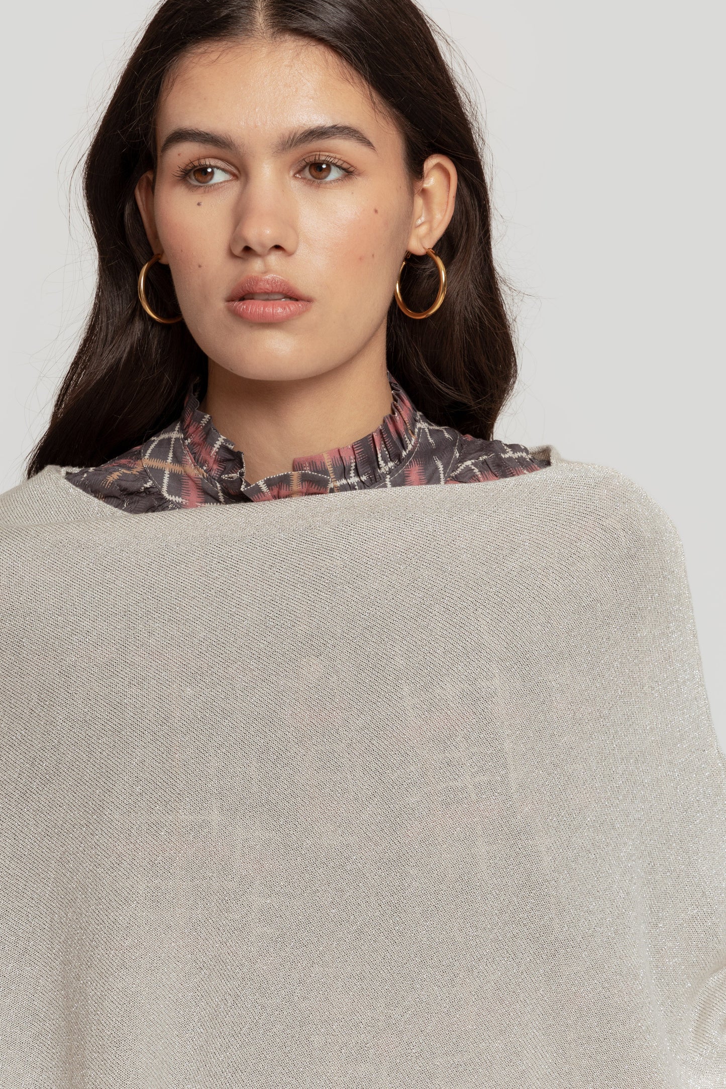 PONCHO ARMONIAS TEEN BRILLO