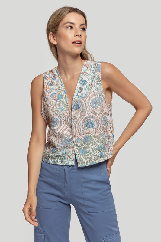 CHALECO MASSIMA GRAZIA CORTO