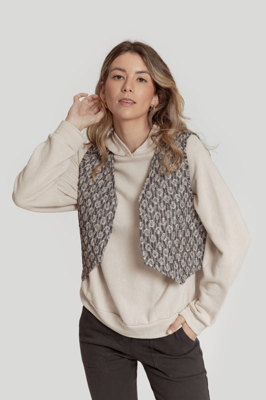 CHALECO MASSIMA GRAZIA CORTO