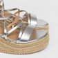 SANDALIA ARMONIAS METALIZADA