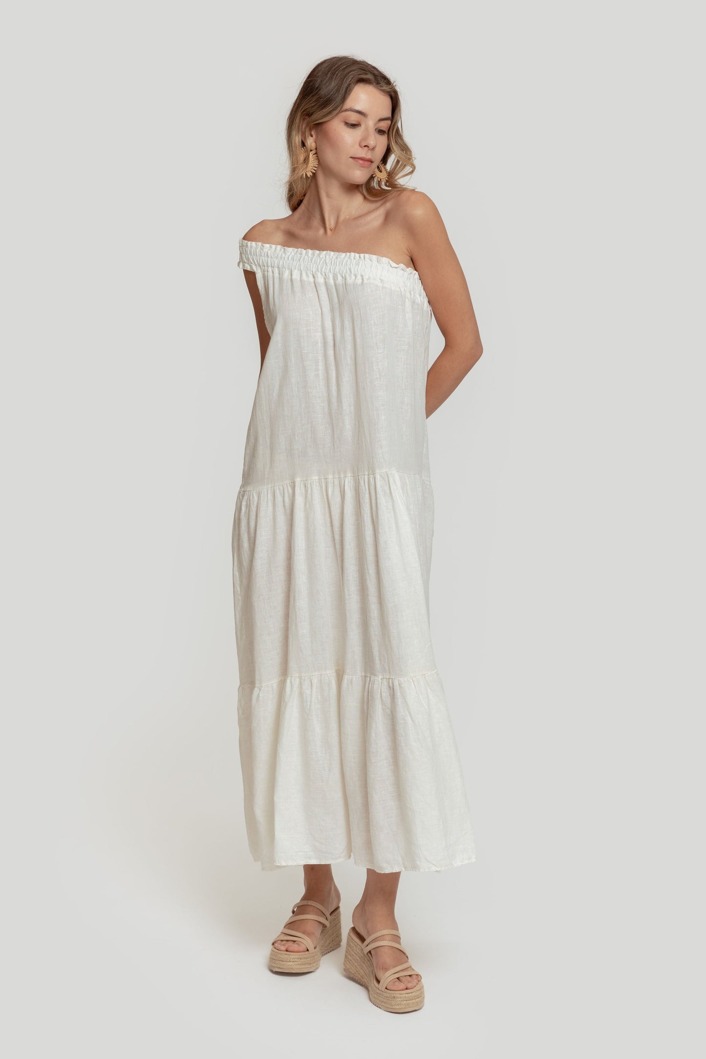 VESTIDO MASSIMA GRAZIA ASIMÉTRICO