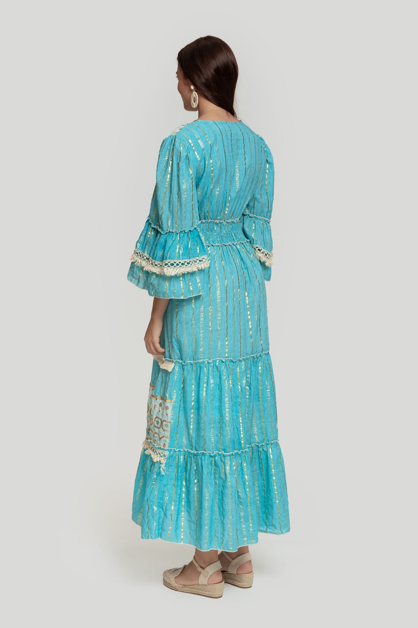 VESTIDO BOHO CORDÓN