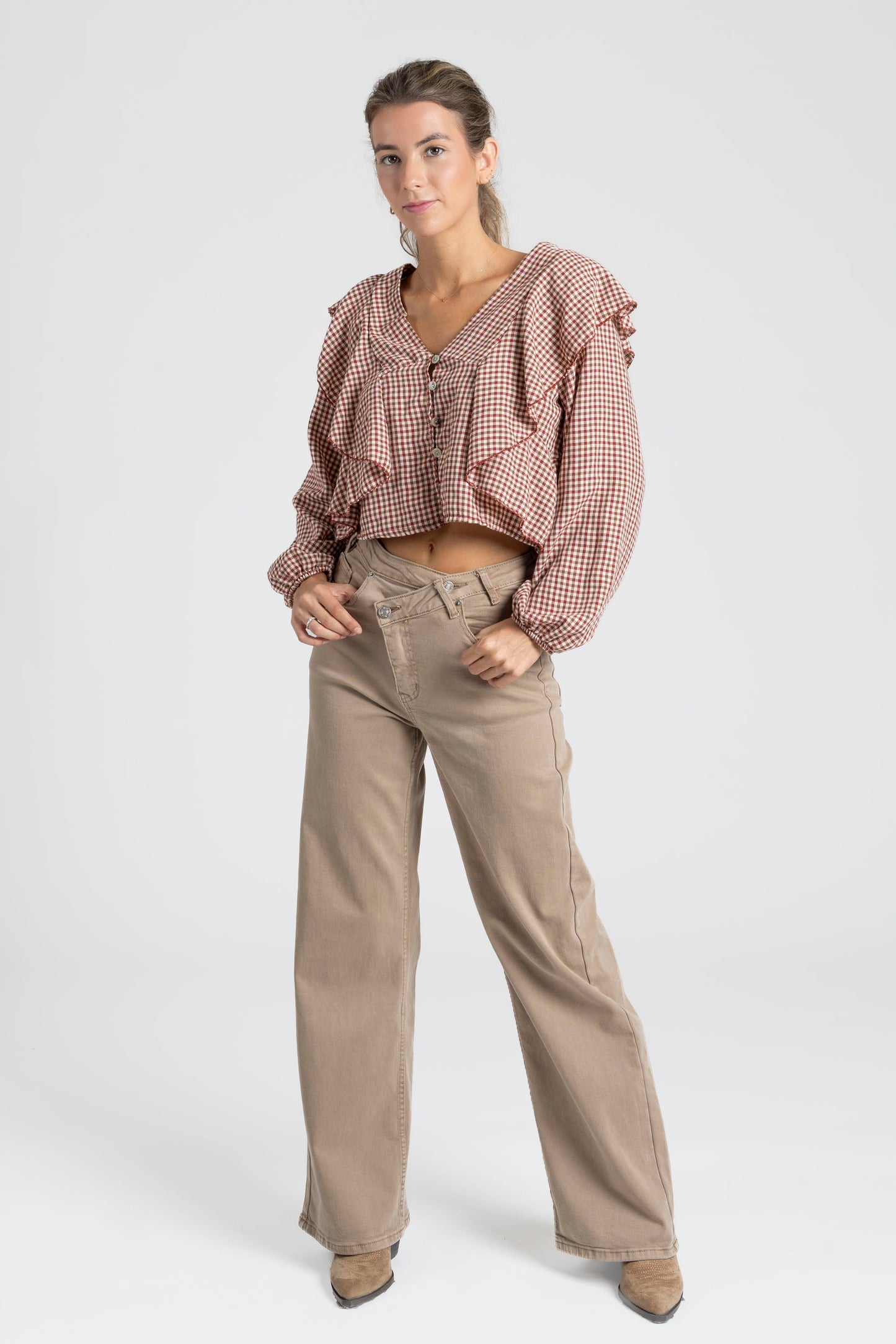 BLUSA ARMONIAS TEEN VOLANTES