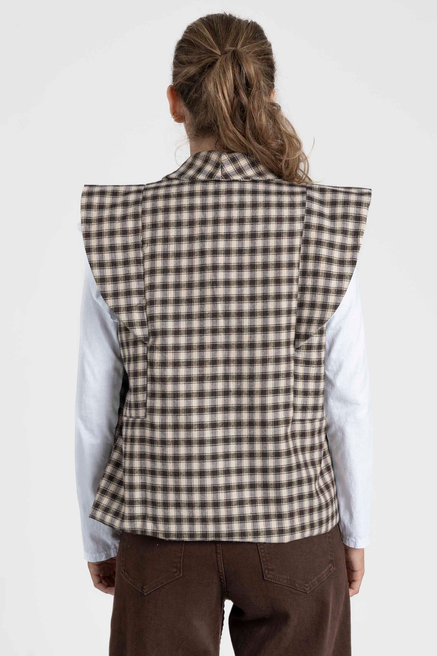 CHALECO ARMONIAS TEEN CUADROS