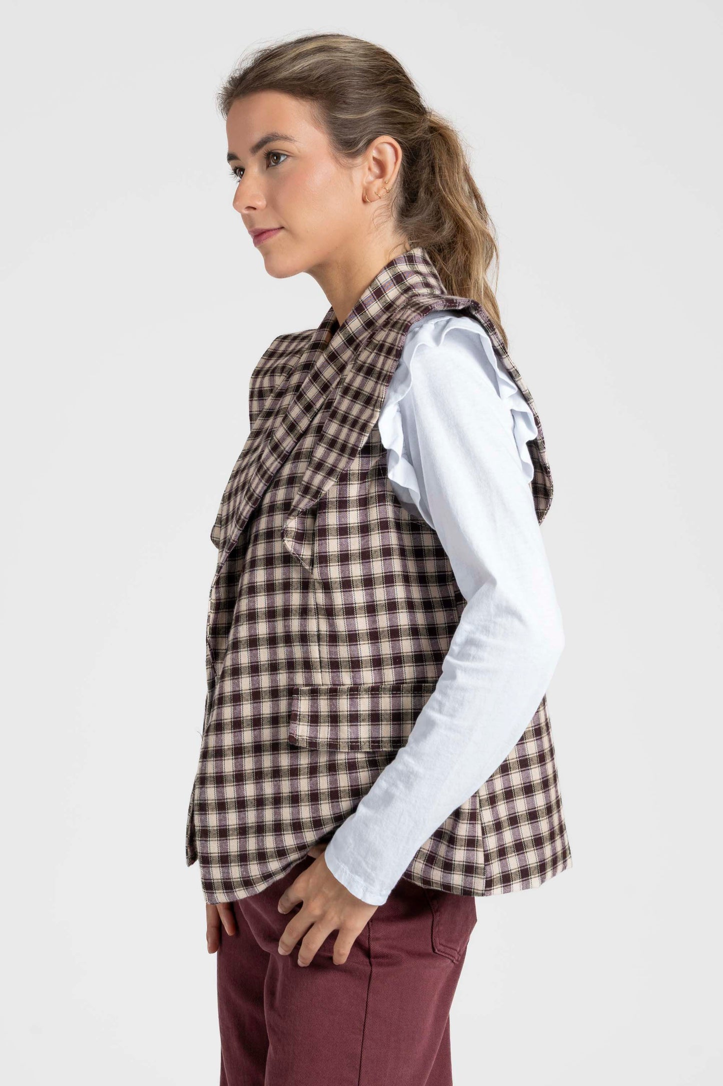 CHALECO ARMONIAS TEEN CUADROS