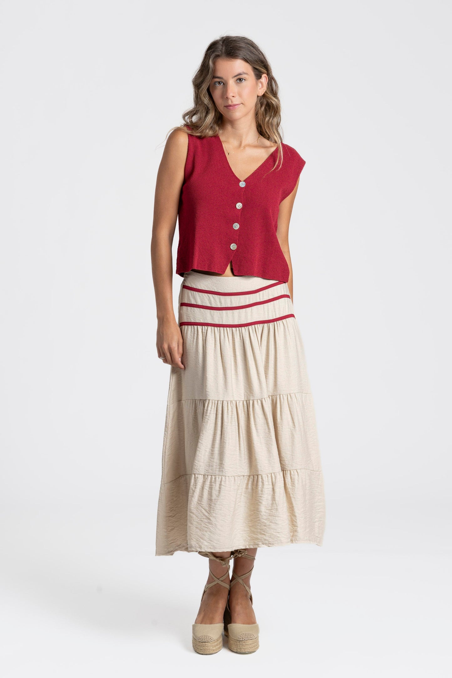 FALDA ARMONIAS TEEN RAYAS