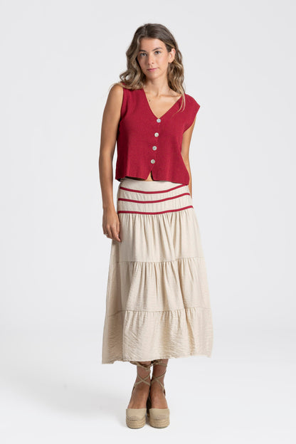 FALDA ARMONIAS TEEN RAYAS