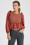 BLUSA ARMONIAS TEEN BORDADOS