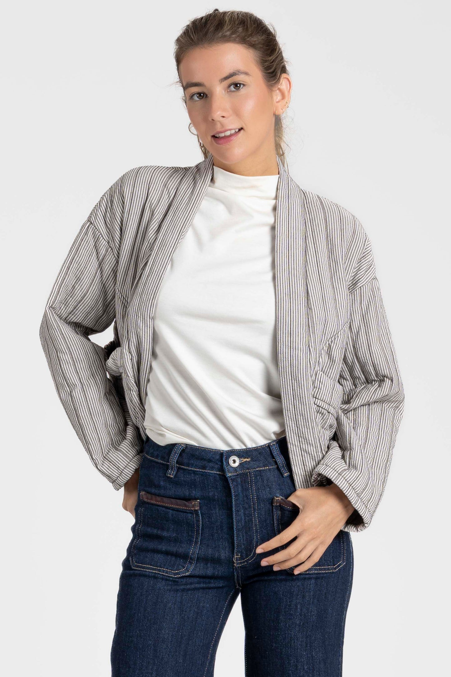 CHAQUETA ARMONIAS TEEN RAYAS