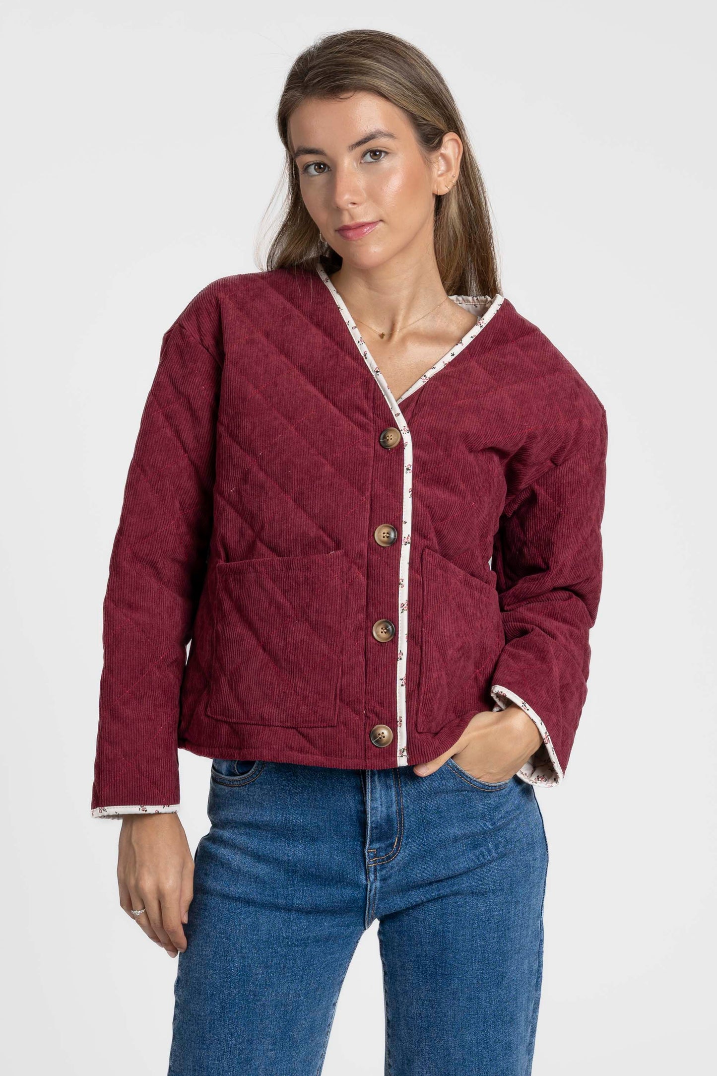 CHAQUETA ARMONIAS TEEN PANA