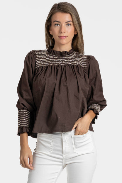 BLUSA ARMONIAS TEEN BORDADOS
