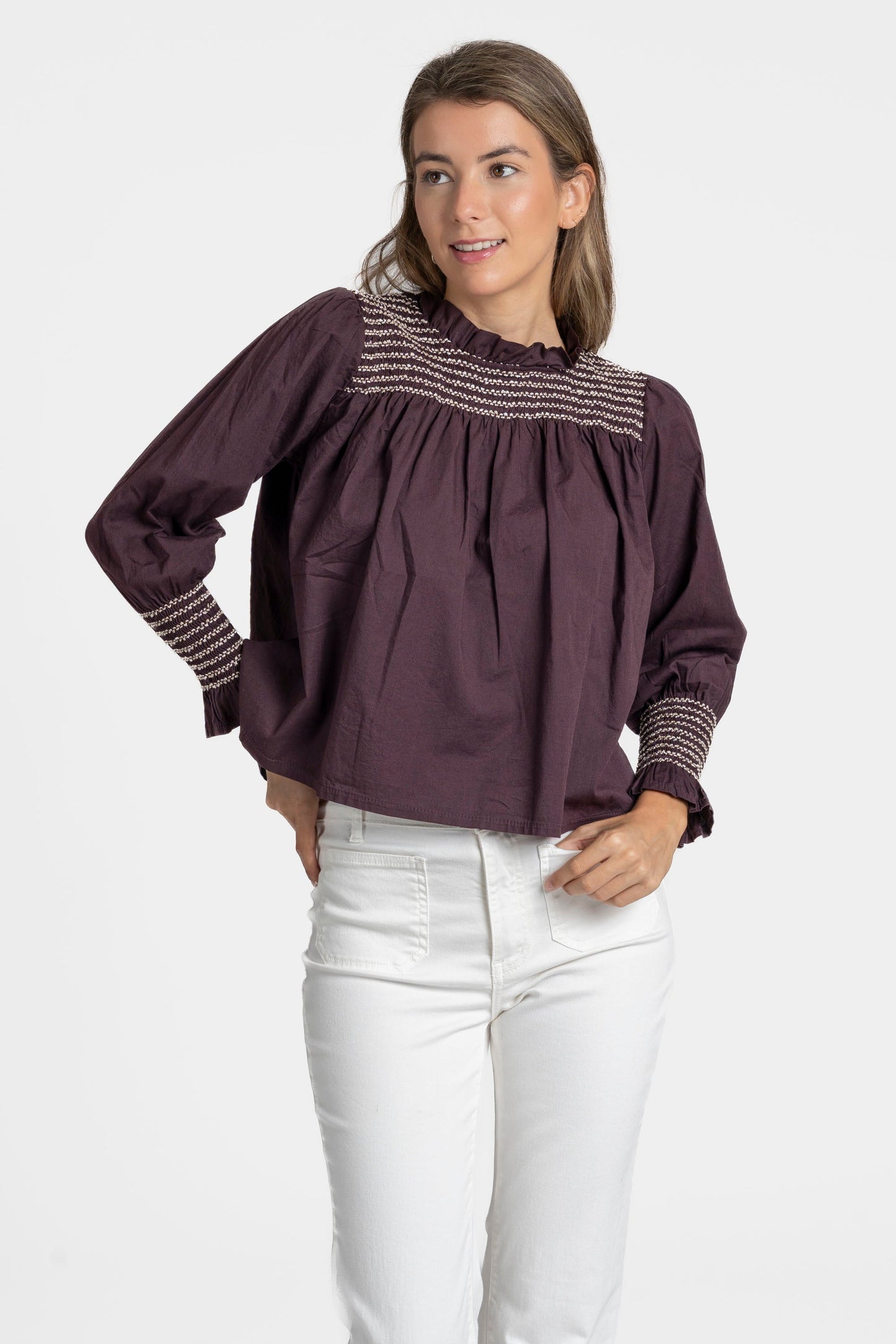 BLUSA ARMONIAS TEEN BORDADOS