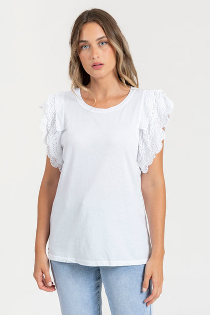 CAMISETA ARMONIAS BORDADOS