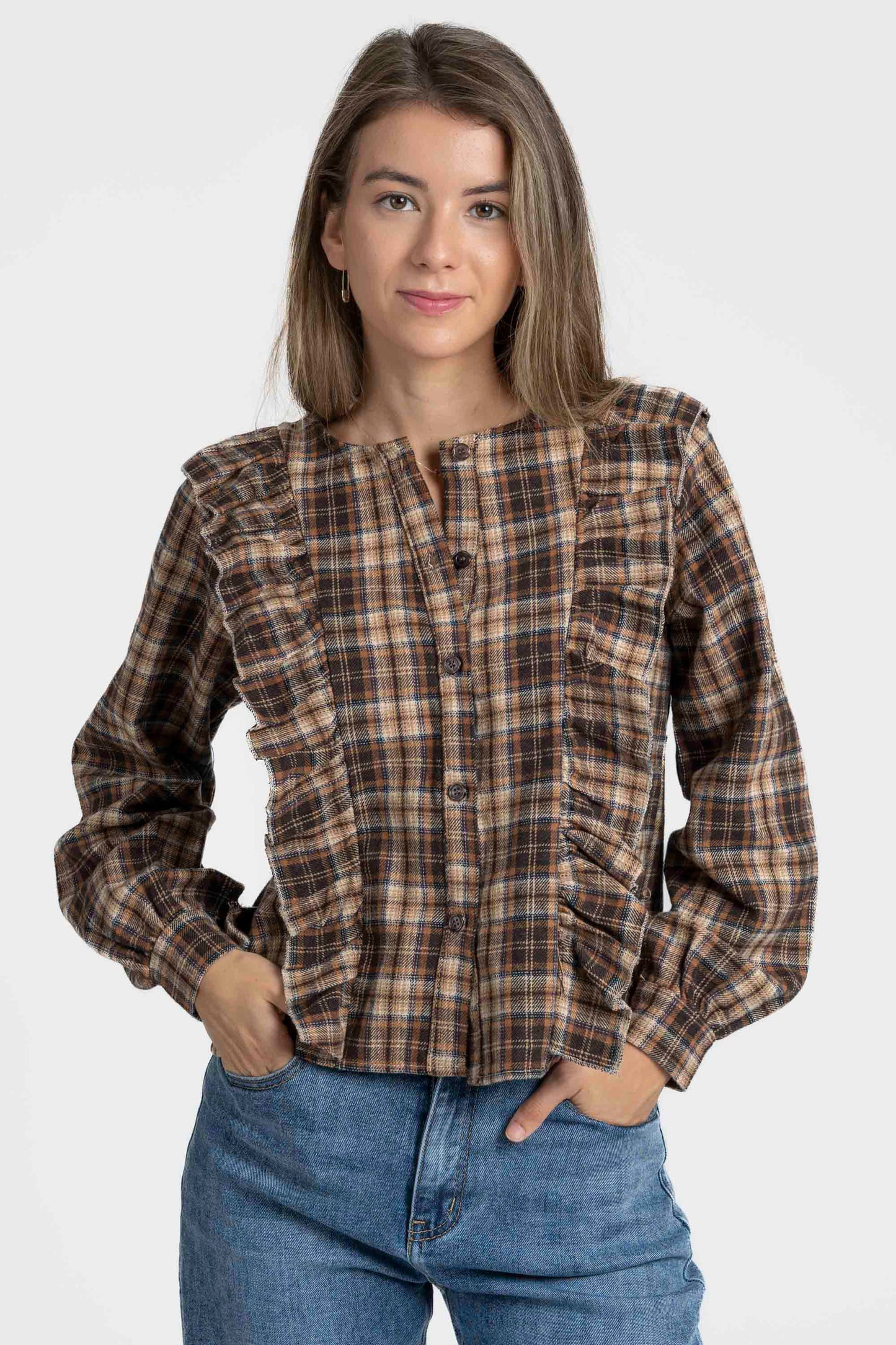 BLUSA ARMONIAS TEEN CUADROS