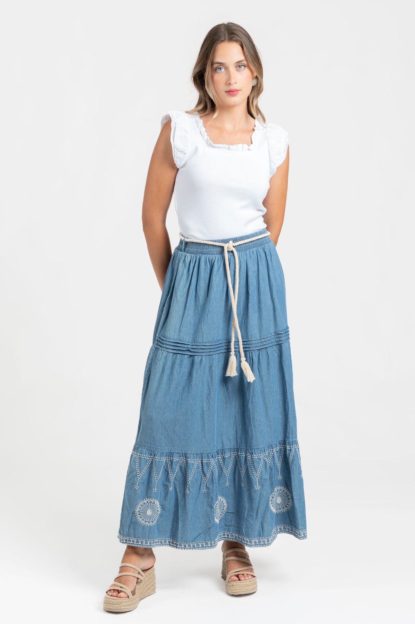 FALDA ARMONIAS DENIM