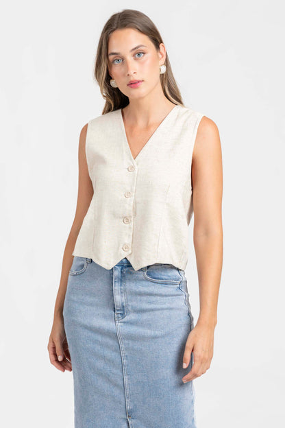 CHALECO ARMONIAS LINO