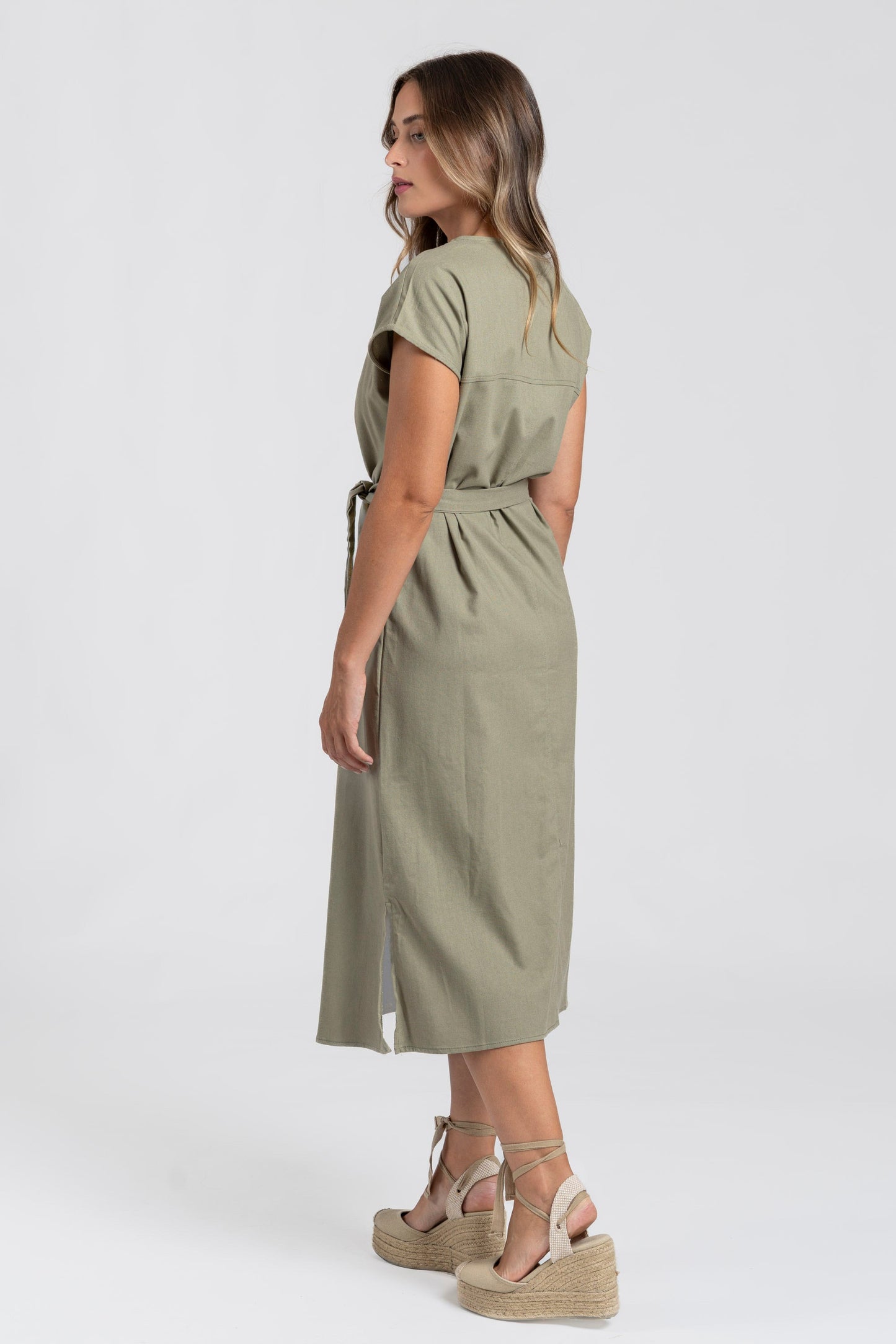 VESTIDO ARMONIAS LINO