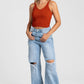 JEANS LAULIA WIDE LEG ROTOS