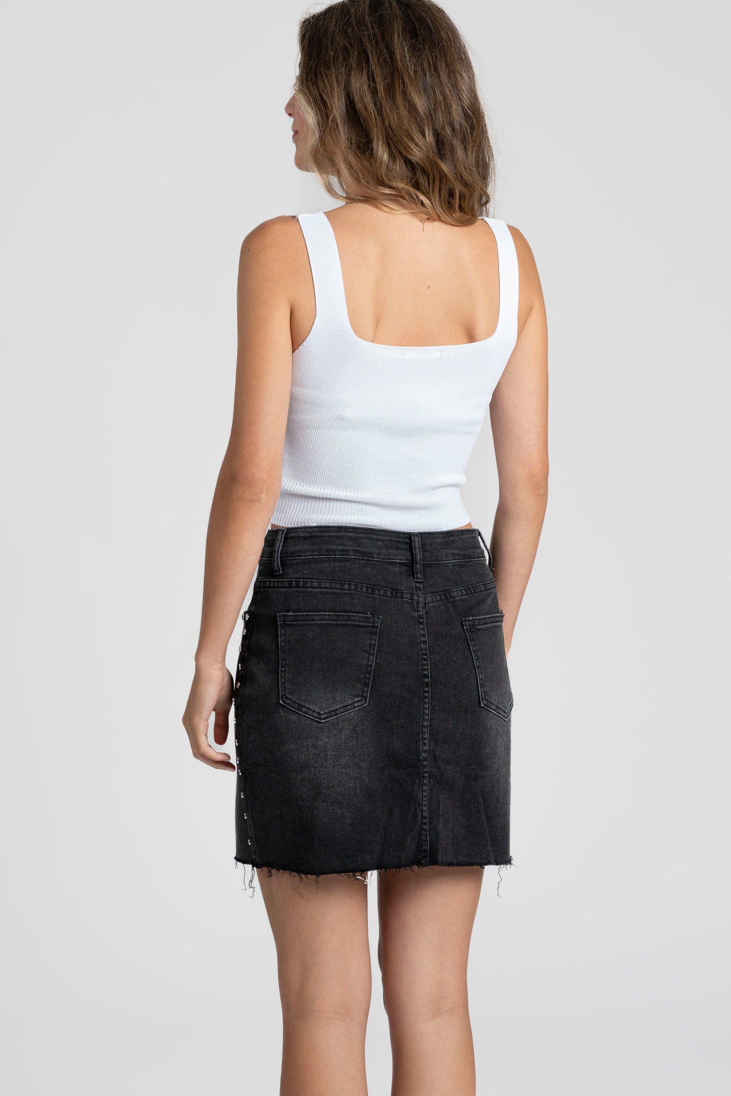 FALDA ARMONIAS TEEN TACHUELAS