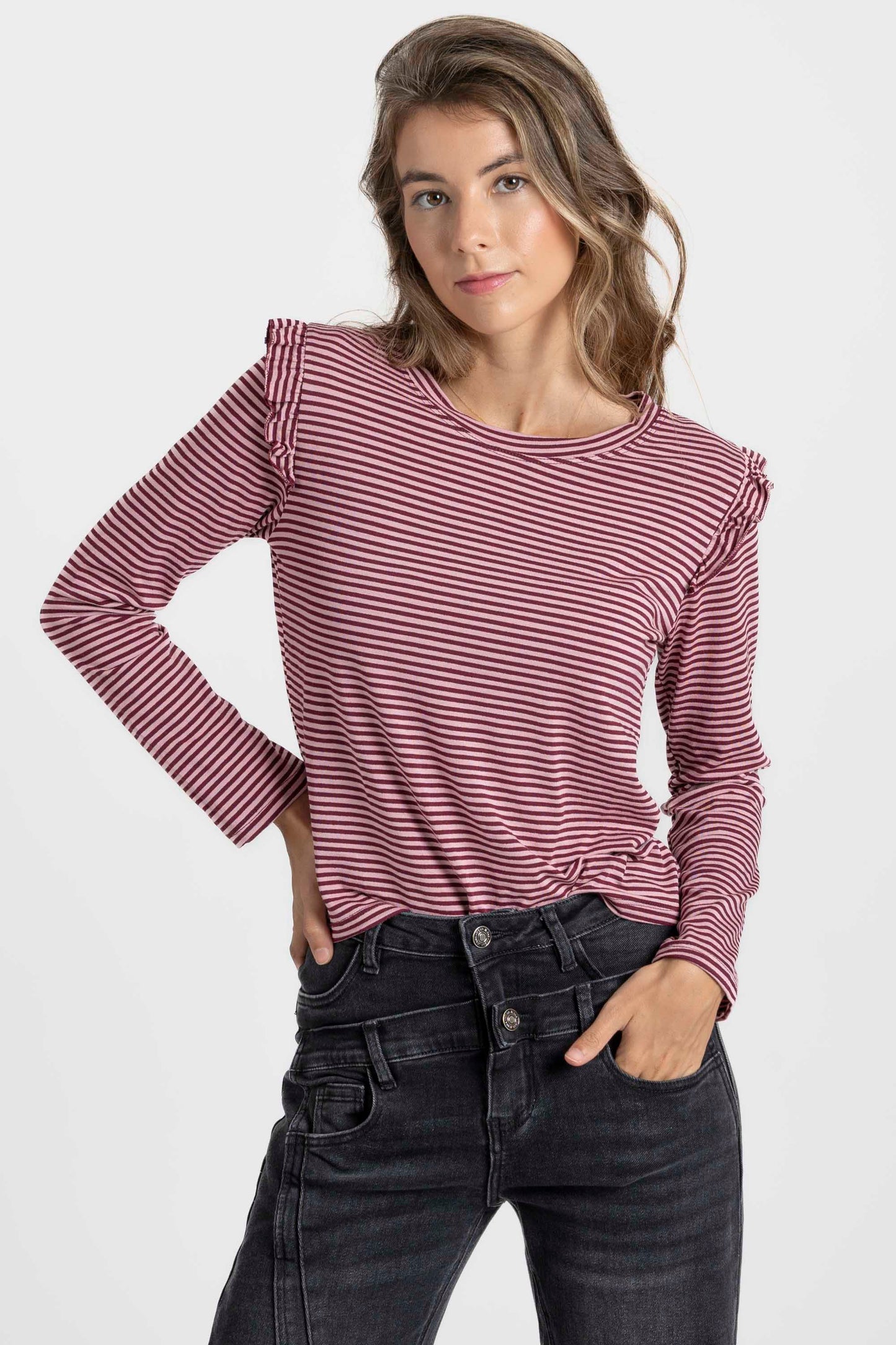 CAMISETA ARMONIAS TEEN RAYAS