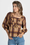 BLUSA ARMONIAS TEEN CUADROS