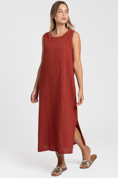 VESTIDO ARMONIAS LINO