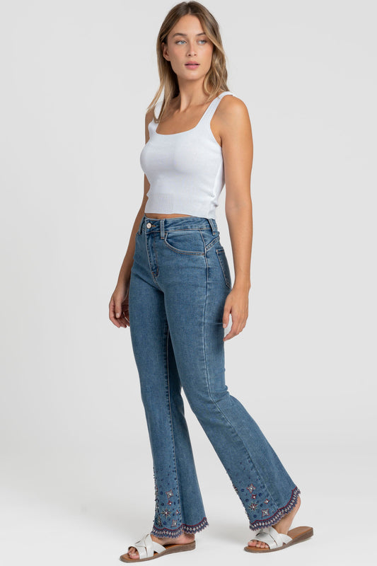 JEANS ARMONIAS ABALORIOS