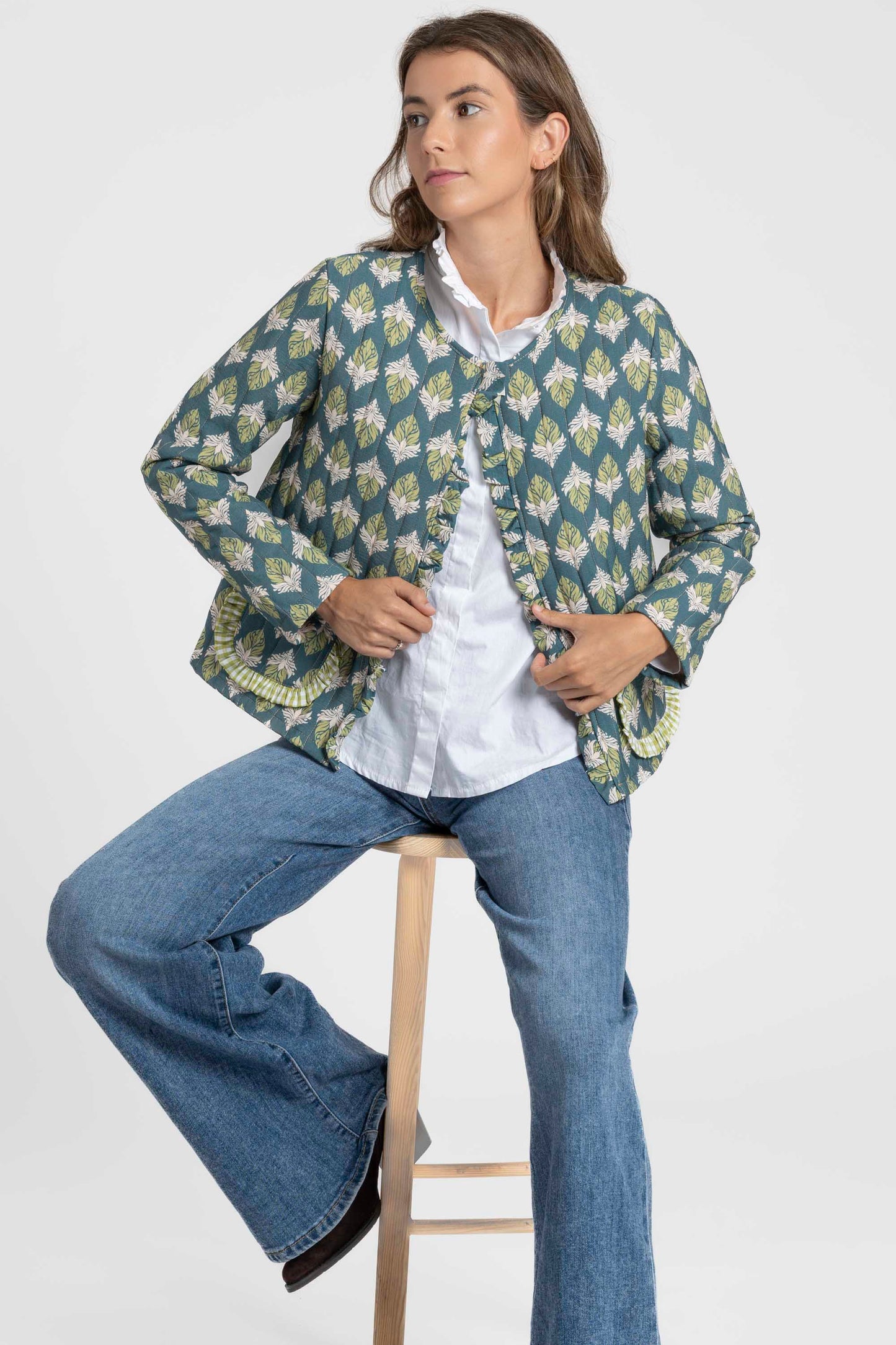 CHAQUETA ARMONIAS TEEN ESTAMPADA