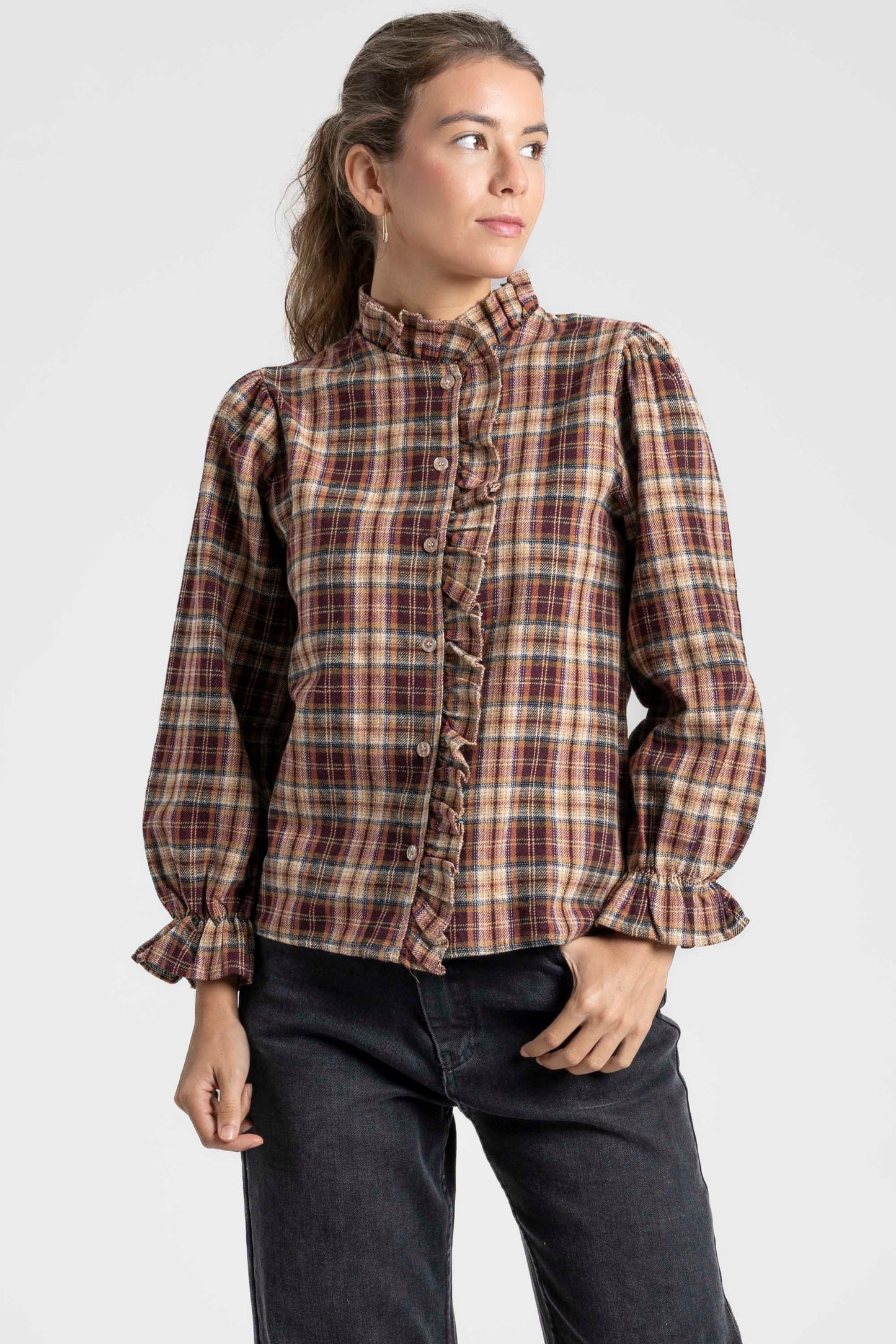 BLUSA ARMONIAS TEEN VOLANTES