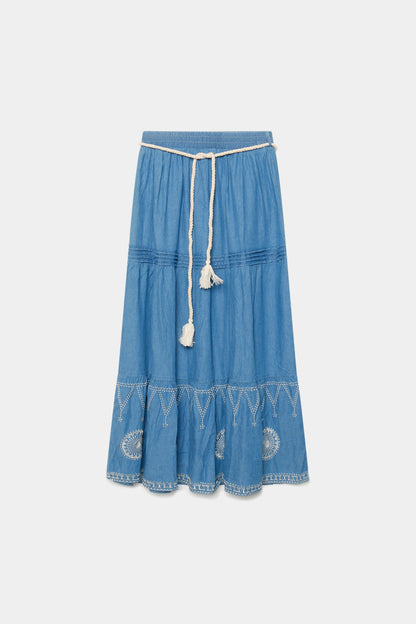 FALDA ARMONIAS DENIM