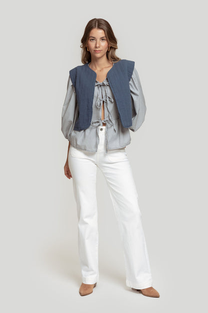 CHALECO MASSIMA GRAZIA COSTURAS