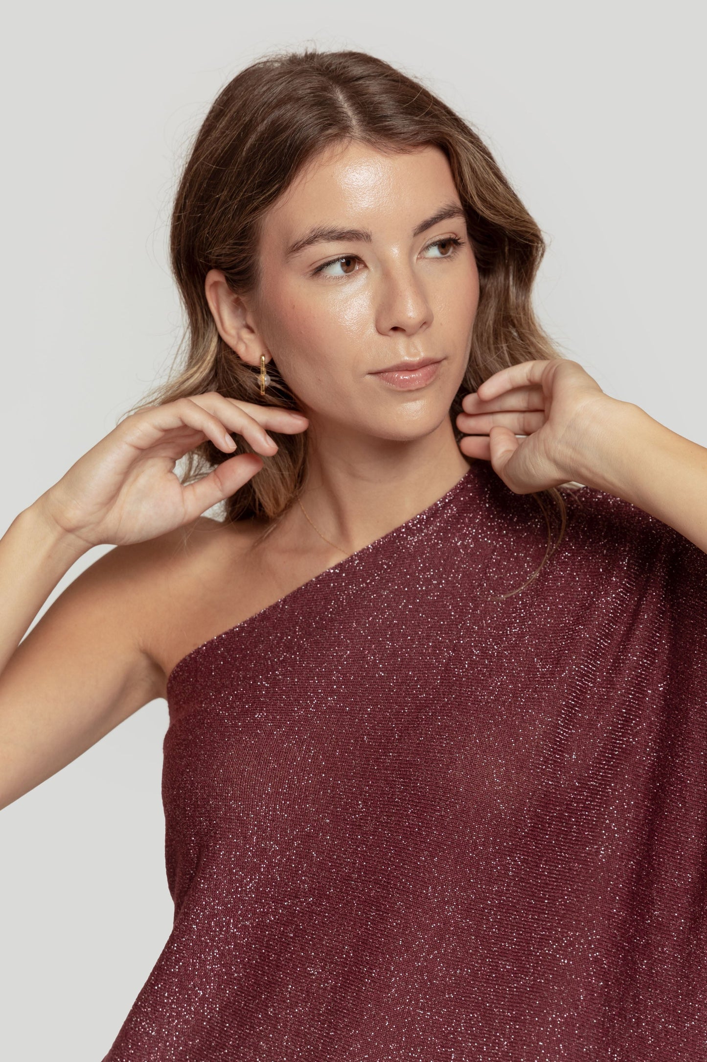 PONCHO ARMONIAS TEEN BRILLO