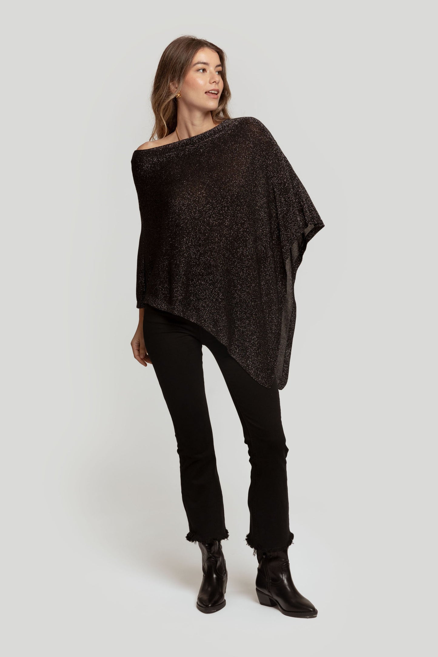 PONCHO ARMONIAS TEEN BRILLO