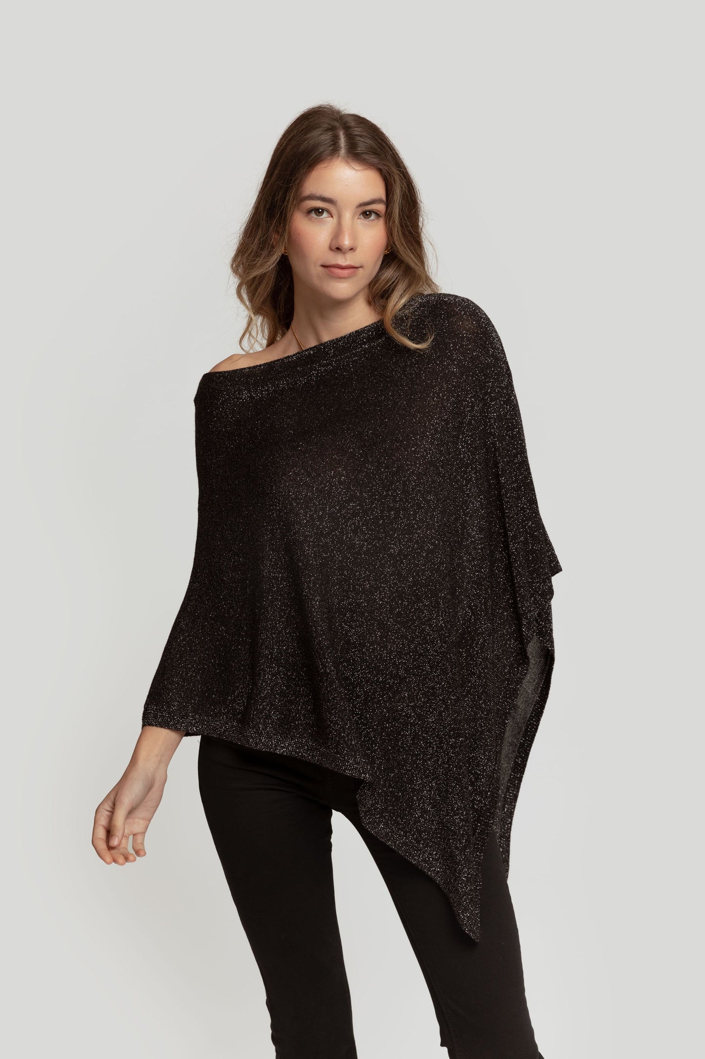 PONCHO ARMONIAS TEEN BRILLO